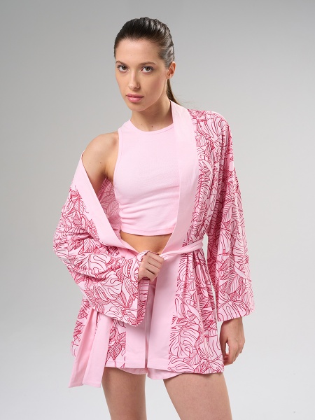 картинка 100030 Домашний комплект: пижама, халат Коллекция Sweet home от Котмаркот