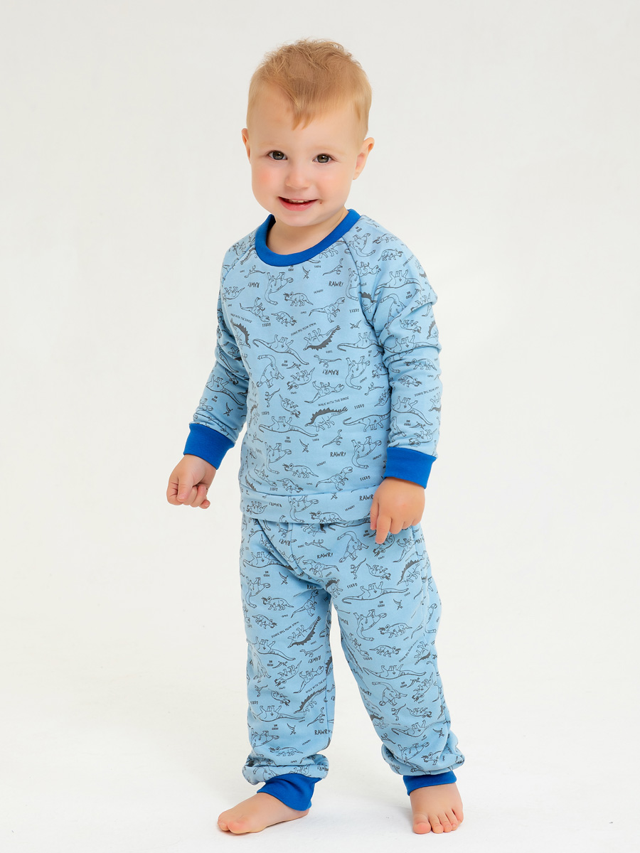 2870731 пижама: джемпер+брюки "sleepy (winter 20-21)" для мальчика фото / Котмаркот