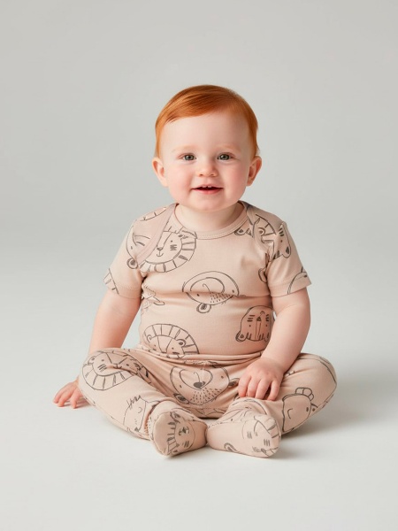 картинка 801421 Набор детский: футболка и ползунки  от Котмаркот