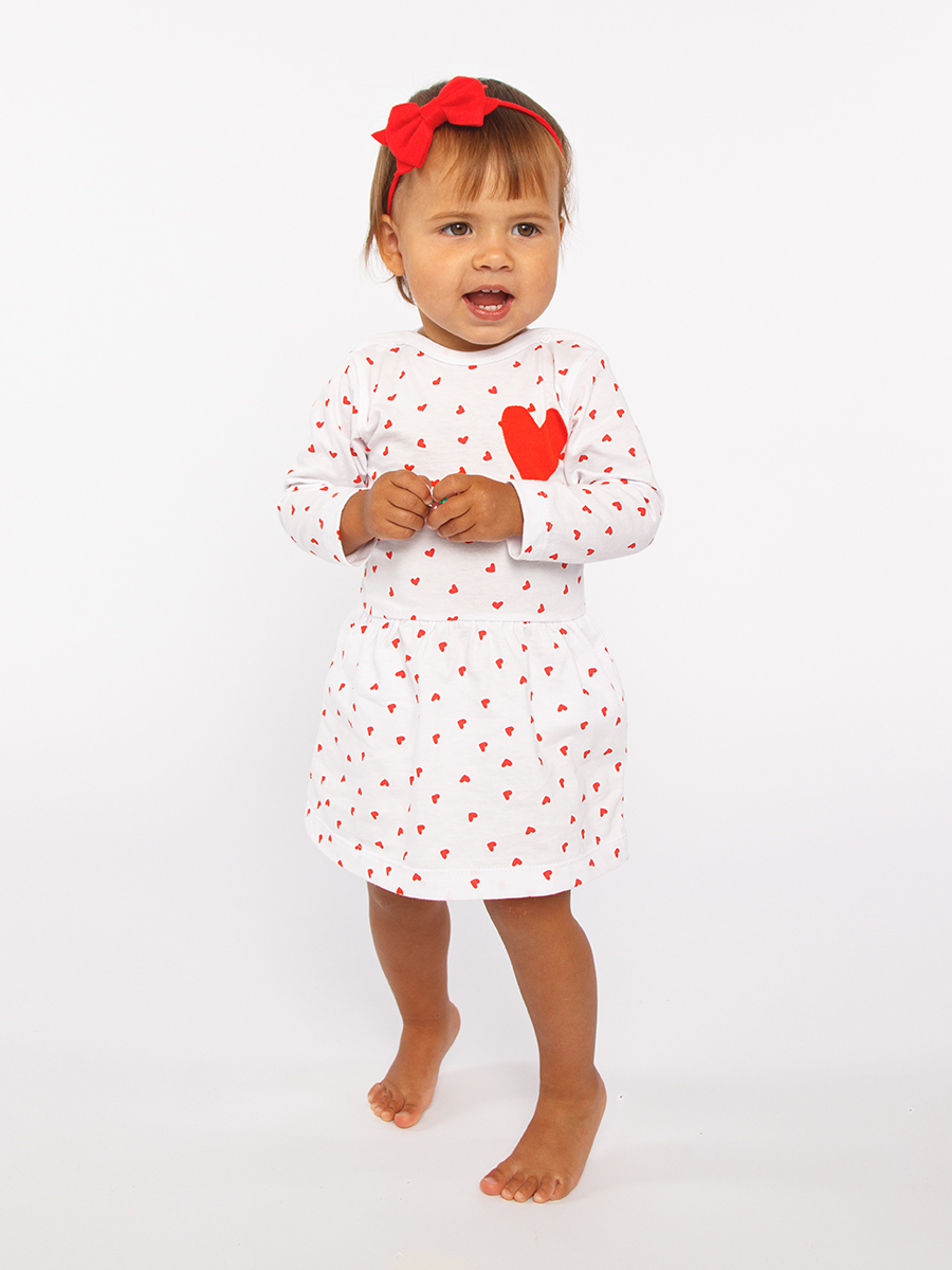 2000431 Платье "Little LOVE" для новорождённого КотМарКот