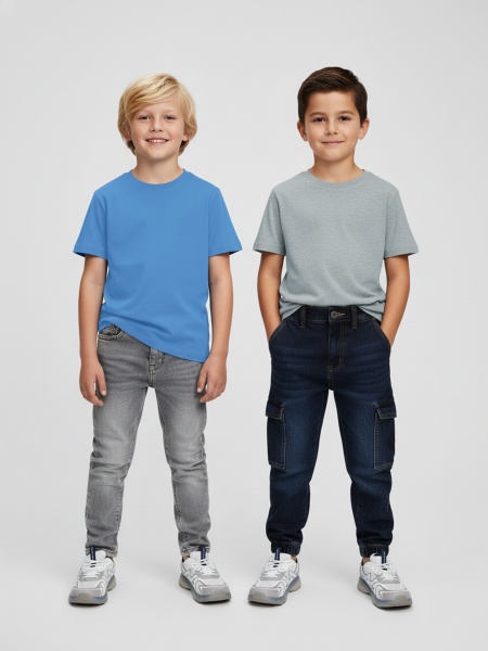 802350 Футболка 2 шт.  для мальчика фото / КотМарКот