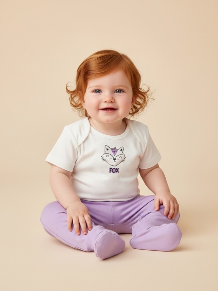 картинка 801866 Набор: футболка и ползунки  от Котмаркот