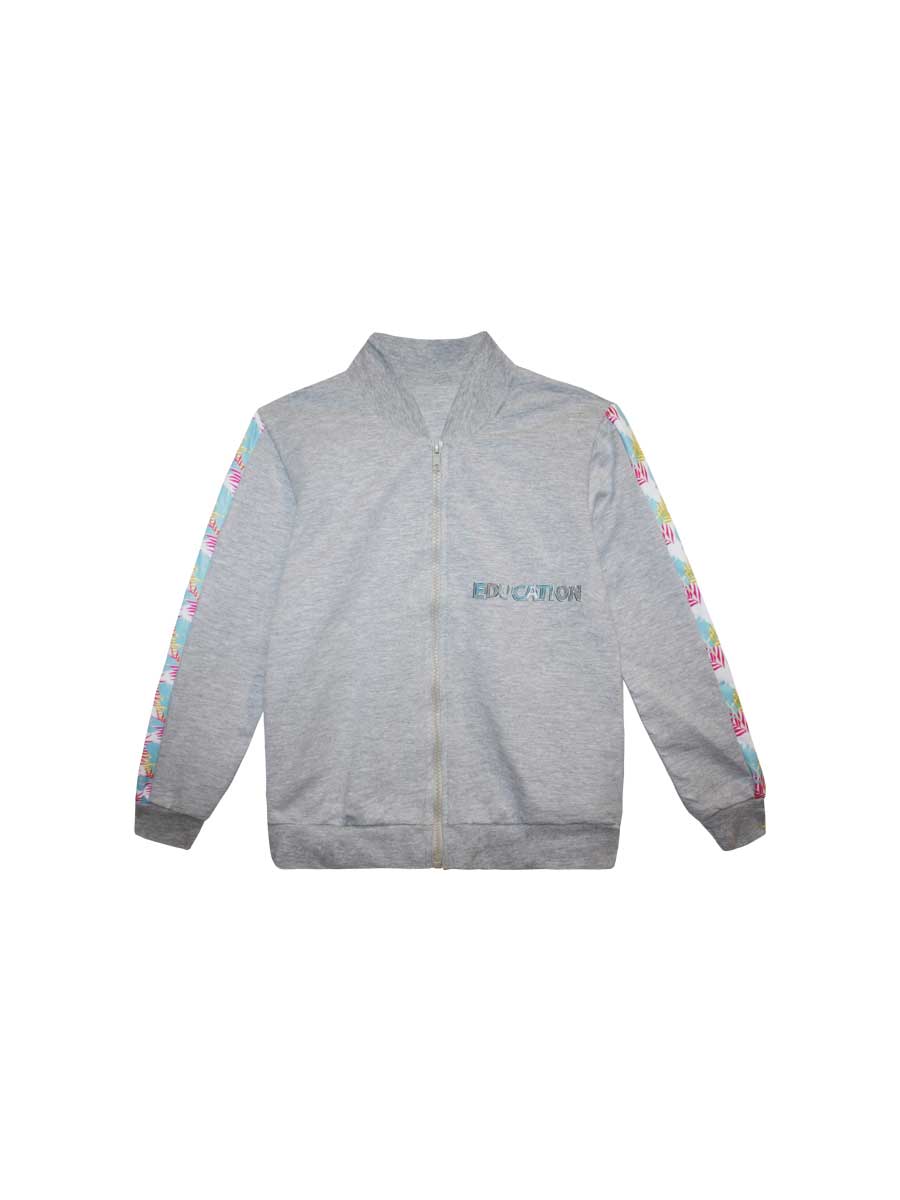 23614 Толстовка без капюшона  для девочки от фабрики КотМарКот