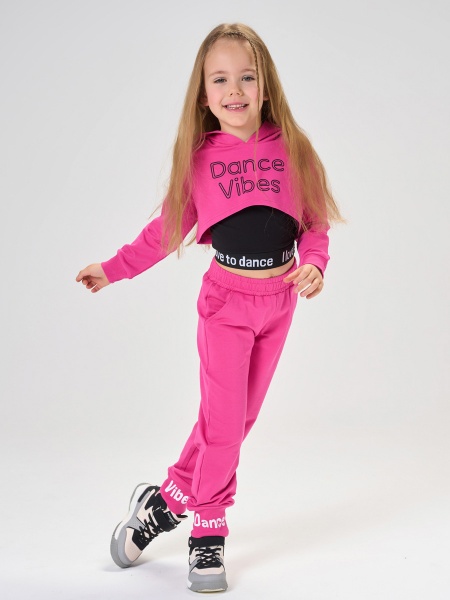 картинка 800080 Комплект: Худи, брюки, джемпер "LOVE DANCING" от Котмаркот