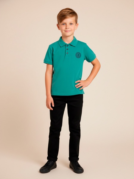 801712 Футболка Поло  для мальчика фото / КотМарКот
