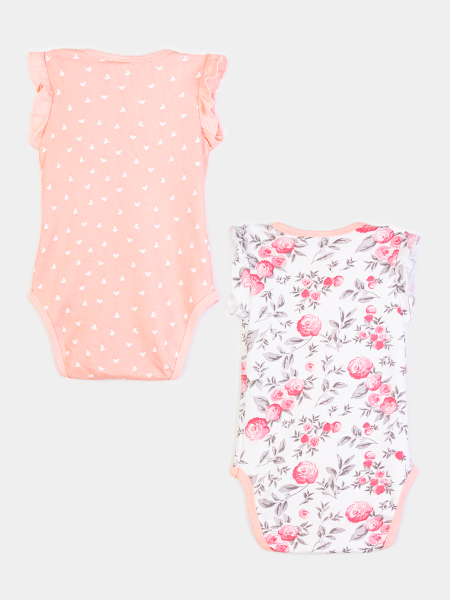 800256 Боди 2 шт короткий рукав Коллекция  "SET"