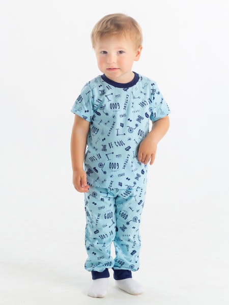 2830510   Пижама: футболка, брюки   "SLEEPY CHILD" для мальчика фото / КотМарКот