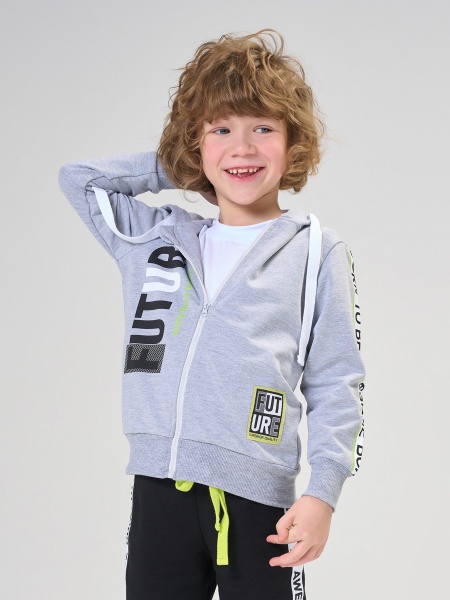 8241829 Толстовка "FASTER" для мальчика фото / КотМарКот