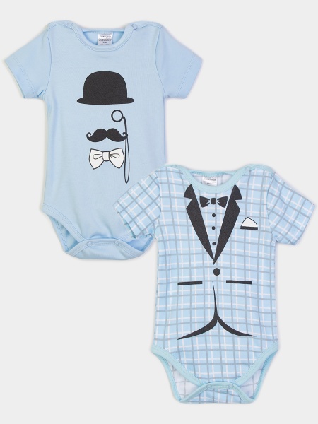 картинка 800240 Боди короткий рукав 2 шт Коллекция  "SET" от Котмаркот