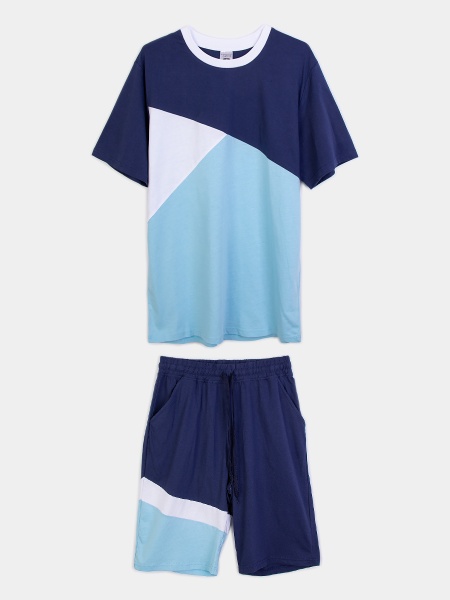 картинка 300077 Комплект мужской color block от Котмаркот