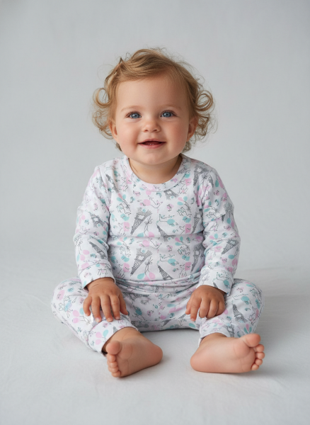 802412 Пижама детская  для новорождённых фото / Котмаркот