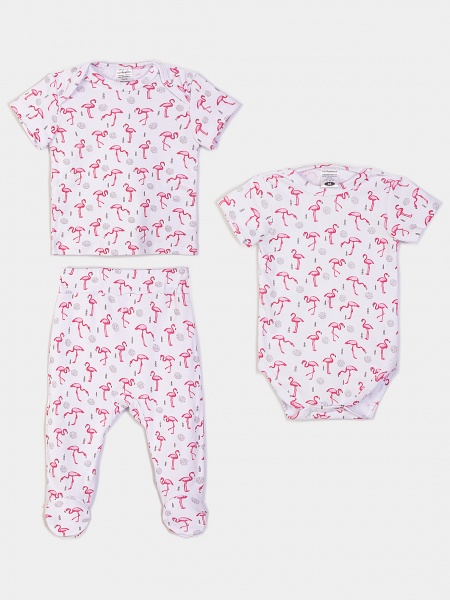 картинка 801418 Набор детский: футболка, ползунки, боди  от Котмаркот