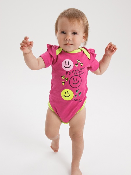 картинка 913222831 боди короткий рукав "smile baby" Котмаркот