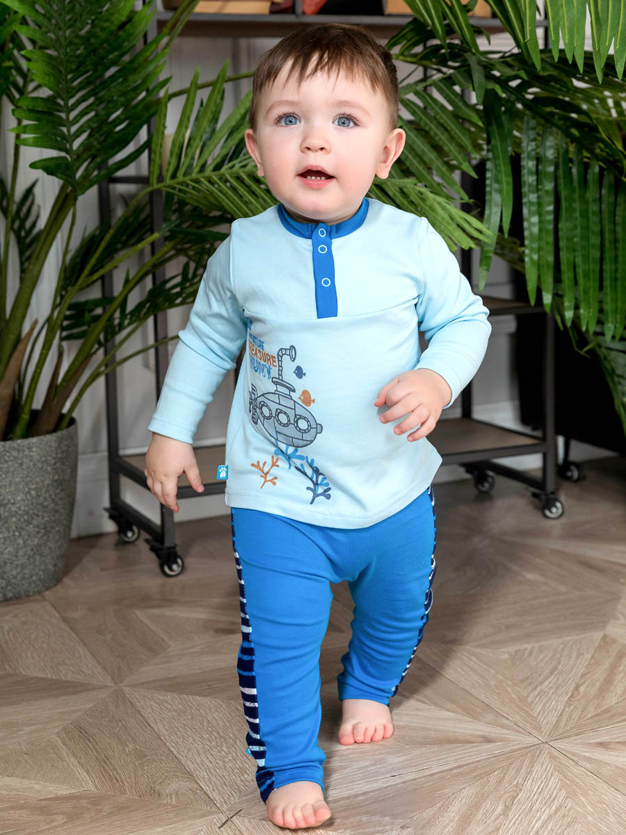 7999 Джемпер "Морская" для новорождённого КотМарКот