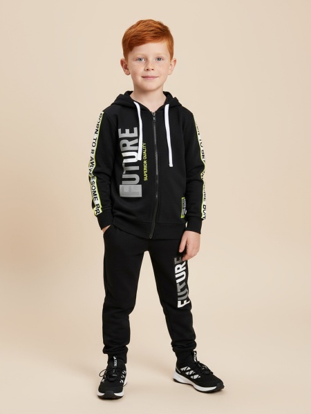 8241837 Толстовка "FASTER" для мальчика фото / КотМарКот