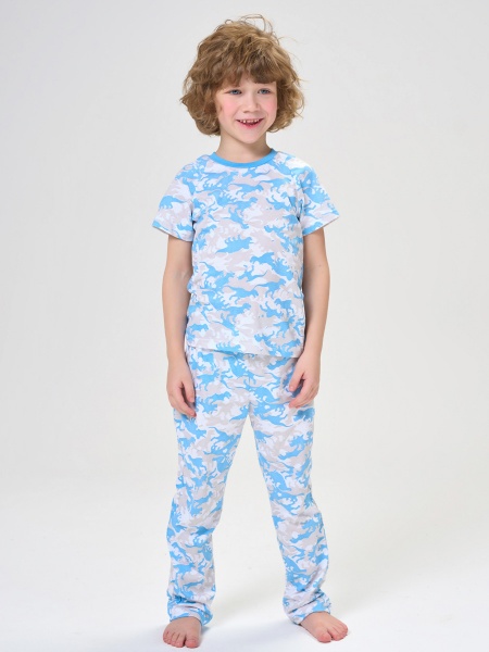 2850617 Пижама: футболка, брюки "SLEEPY CHILD" для мальчика фото / КотМарКот