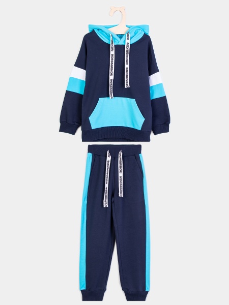 картинка 800629 Комплект: Худи, брюки "Color Block" от Котмаркот