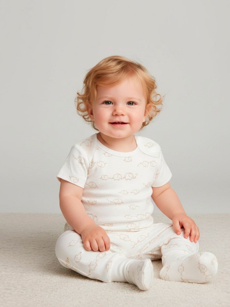 картинка 801425 Набор детский: футболка и ползунки  от Котмаркот