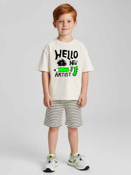 картинка 801832 Комплект: джемпер и шорты  от Котмаркот