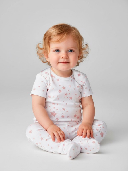 801506 Набор: футболка и ползунки  для новорождённых фото / Котмаркот