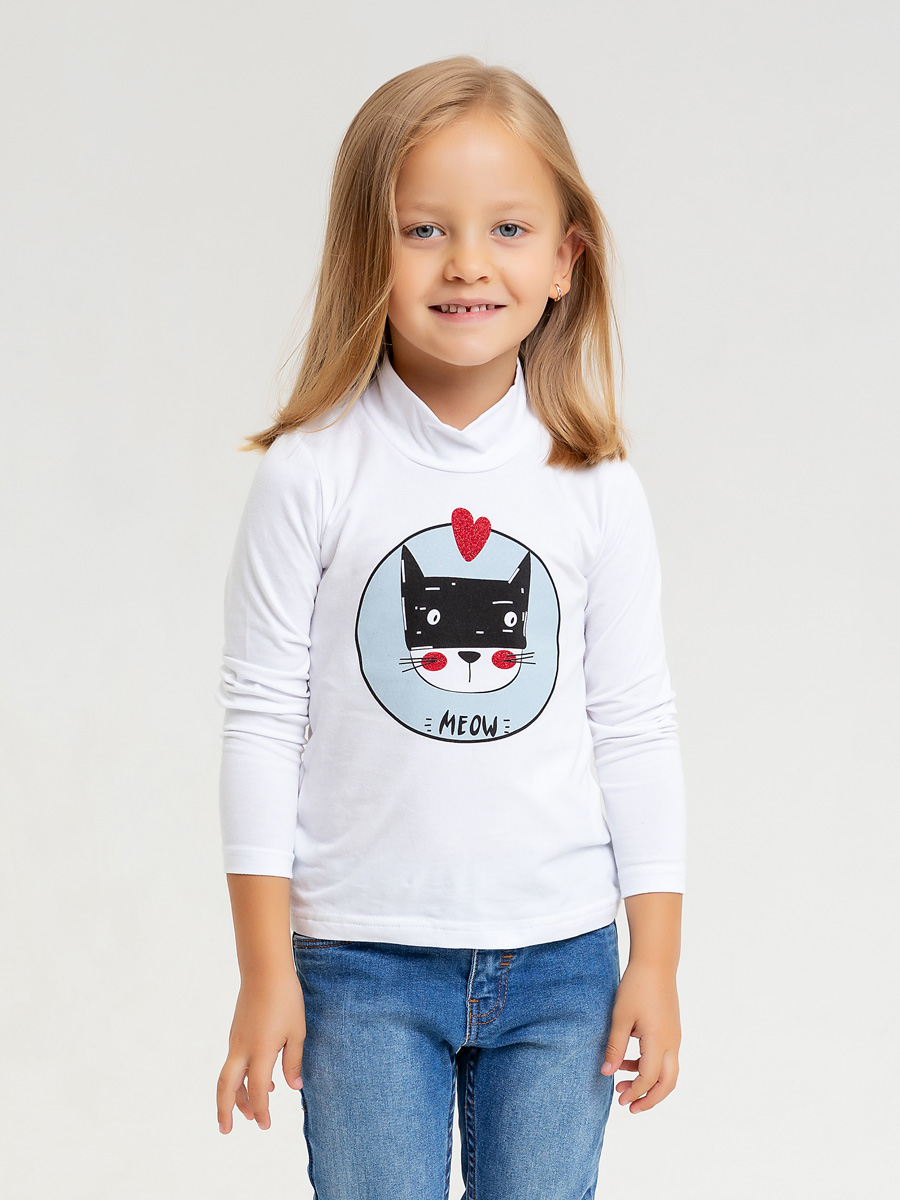 85603 Водолазка "Супер Кот" для девочки от фабрики КотМарКот