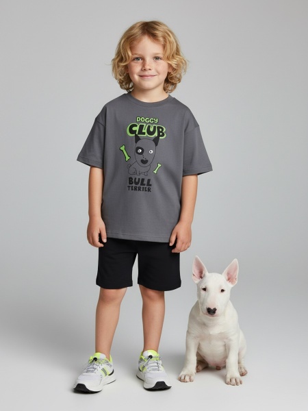 картинка 801841 Комплект: джемпер и шорты  от Котмаркот