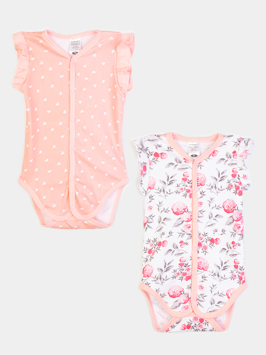 картинка 800256 Боди 2 шт короткий рукав Коллекция  "SET" от магазина Котмаркот