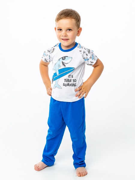 285441422 Пижама: Футболка,брюки  для мальчика фото / КотМарКот